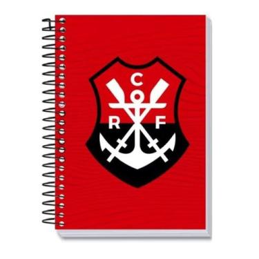 Imagem de Caderno Flamengo Universitário 10 Matéria 160 folhas - Kit, Vermelho