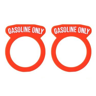 Imagem de Datanly 2 peças de anel de silicone para tampa de combustível diesel e gasolina com 4 peças de adesivos apenas para diesel e gasolina para tratores, latas de combustível, tampas de gás, tanque