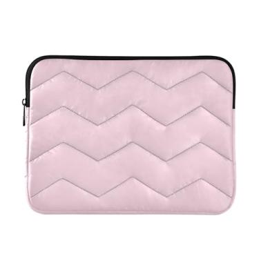 Imagem de Capa para laptop fofa rosa à prova de choque capa protetora para notebook fina bolsa de transporte para computador, 15-15,6 polegadas