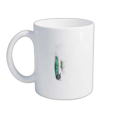 Imagem de Caneca Xícara de Café Porcelana 300ml Estilo Anime Pôr do Sol Sobre o Mar