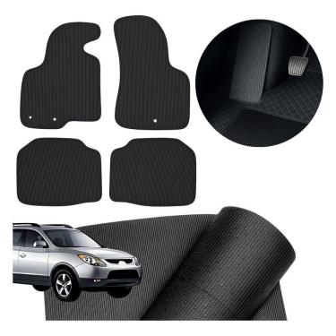 Imagem de Tapete Borracha Carro Vera Cruz 2007 A 2012 + Descanso De Pé