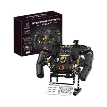 Imagem de Brinquedo De Blocos De Montar Com Volante De Corrida Para Crianças Com