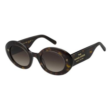 Imagem de Óculos Solar Marc Jacobs 799/s Aio 47 Brilho Havana Lente Degradê-Feminino