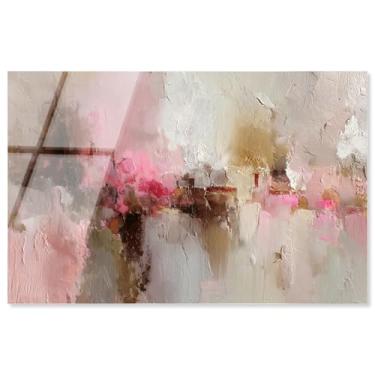 Imagem de Creamy Rose Palette II Impressão acrílica rosa arte de parede por Art Remedy, pronto para pendurar, 76 x 50 cm