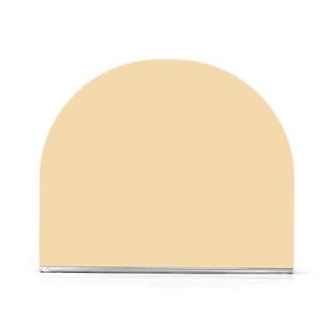 Imagem de Suporte de guardanapo acrílico mocassim, dispensador de guardanapos em forma de U, suporte vertical de toalha de papel