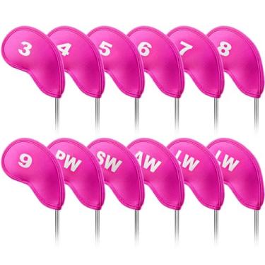 Imagem de Capa de cabeça de golfe Amy Sport para motoristas de madeira de tricô Fairway Hybrid Pom Pom Head Cover bandeira dos EUA Eagle, azul rosa preto lavável macia tricô capa de cabeça 1 3 4 5 para homens mulheres crianças vendidas separadamente, USA Flag, #3 Fairway