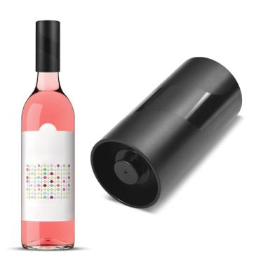 Imagem de Rolhas de vinho elétricas a vácuo para garrafas de vinho, operadas por bateria, sem fio, automático, preservador de vinho, portátil, mini rolha de vinho tinto para amantes de vinho, viagens em casa