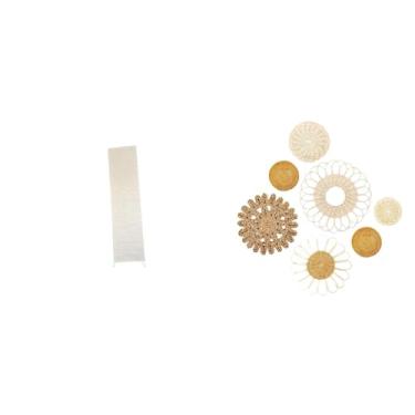 Imagem de Whtkoph Abajur de Chão em Rattan Trançado para Sala de Estar E Quarto. Peça Decorativa única para Pendurar Na Parede E Cobrir a Luminária.