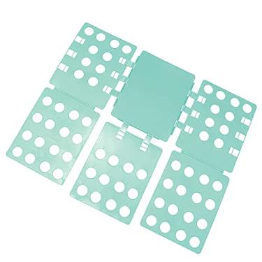 Imagem de Cryfokt Placa Dobrável para Camisas, Casa Portátil, Pasta de Roupas Grandes, Dobra Rápida para Adultos e Crianças, para Camisas, Camisetas, Jumpers, Jaquetas para Uma Casa Prática, Resina PP (Verde