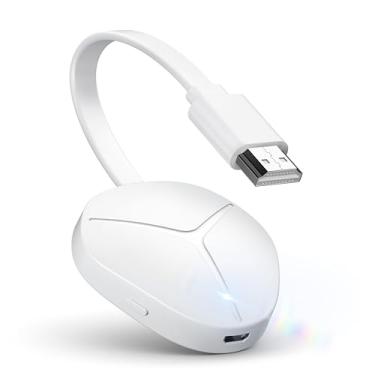 Imagem de Adaptador de tela HDMI sem fio 4K, dongle SOCLLLife WiFi para transmissão de vídeo/áudio/arquivos de i-Phone, i-Pad, Android, laptop, tablet para HDTV, monitor, projetor – Suporta AirPlay, Miracast