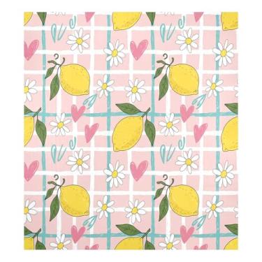 Imagem de Blueangle Capa de ímã de lava-louças de limão amarelo dos namorados, decoração da capa da máquina de lavar louça, adesivos de eletrodomésticos, adesivos de eletrodomésticos, 58 cm C x 66 cm adesivo