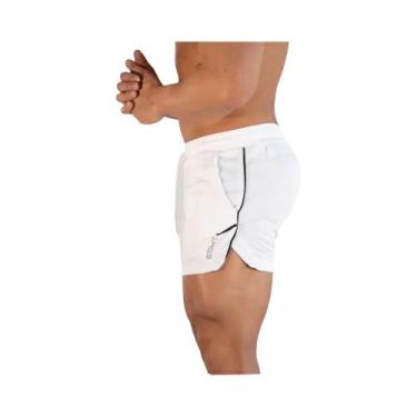 Imagem de Shorts De Compressão Masculinos De Secagem Rápida Para Treino De Acade