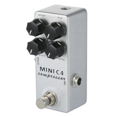 Imagem de MOSKY-Mini C4 Compressor Pedal Efeito Guitarra, True Bypass, Acessório
