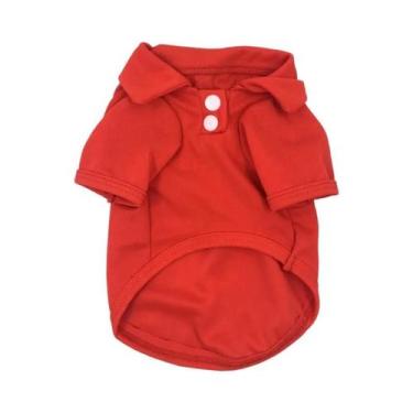 Imagem de Colete De Verão Para Animais De Estimação Em 6 Cores, Camisas Polo Res