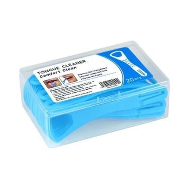 Imagem de Raspador De Língua Dobrável De Dupla Face Com Palito 20pcs Ferramentas