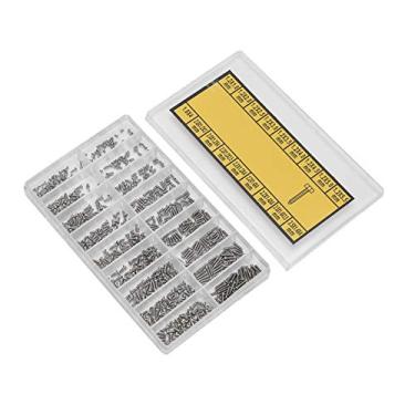 Imagem de KIMISS Conjunto de Parafusos da Caixa Traseira do Relógio para Reparo | Kit de Ferramentas Profissionais para Relojoeiros | Parafusos Multiespecificações para Reparo da Tampa Traseira do Relógio