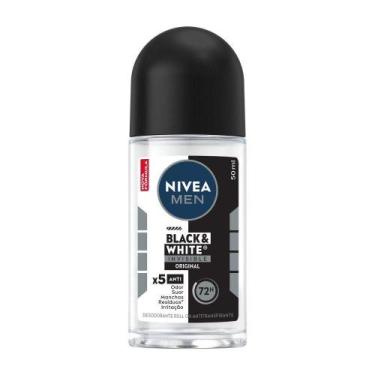 Imagem de Desodorante Roll-on NIVEA MEN Black & White Invisible Original 50ml