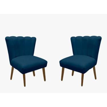 Imagem de 02 Cadeira Pétala Flor Para Sala de estar Penteadeira - Sonho das Polt