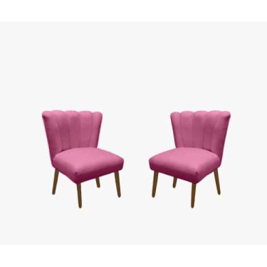 Imagem de 02 Cadeira Pétala Flor Para Sala de estar Penteadeira - Sonho das Polt