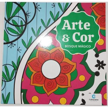 Imagem de Livro de Colorir Pintar Terapêutico Arte e Cor Culturama, Bosque mágic