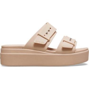 Imagem de Sandália crocs brooklyn sandal lowwdg pink caramel-Feminino