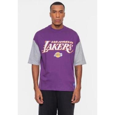 Imagem de Camiseta NBA Vintage Los Angeles Lakers Masculino-Masculino