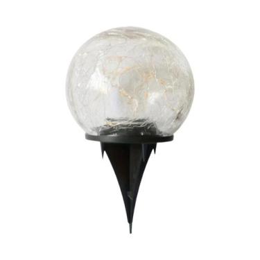 Imagem de Luzes De Bola De Vidro Quebrado LED Solar Em Cor Branco Quente, À Prov