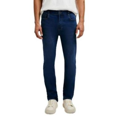 Imagem de Calça Jeans Masculina Hering Soft Touch Reta Marinho - H1PM2-Masculino
