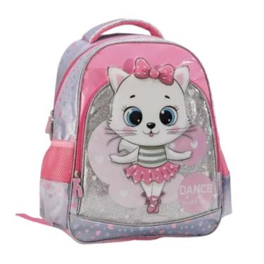 Imagem de Mochila De Costas Gatinha Bailarina Infantil Go Kids Estampa 1