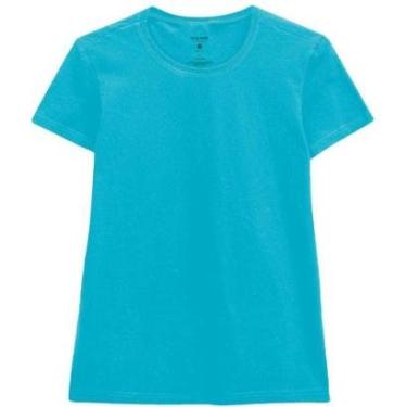 Imagem de Blusa Feminina Gola Careca Manga Curta Básica Malwee R. 4499-Feminino