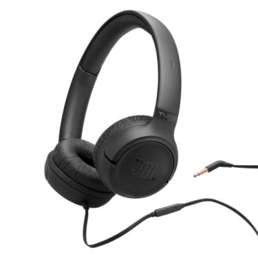 Imagem de JBL Fones de ouvido intra-auriculares Tune 530, ajuste confortável, com microfone, conectividade USB-C, design dobrável e cabo sem emaranhados, preto