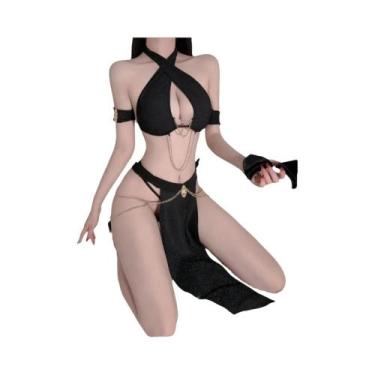 Imagem de Fantasia De Cosplay De Freira Travessa, Lingerie Sexy De Irmã Do Conve