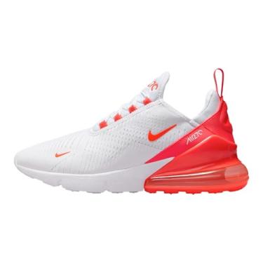 Imagem de Nike Tênis feminino Air Max 270 (branco/branco/carmesim brilhante), Branco/branco-carmesim brilhante, 39