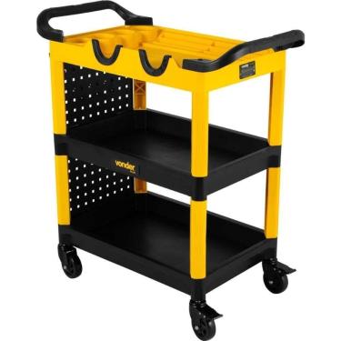 Imagem de Carro Ferramentas 3 Bandejas Detalhamento Auto Vonder Plus