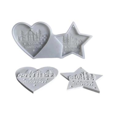 Imagem de Moldes De Silicone Para Árvore De Natal Para Resina Epóxi DIY, Decoraç