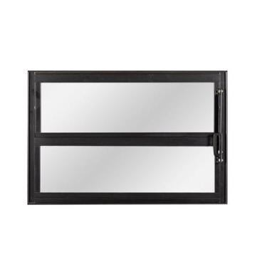 Imagem de Janela Basculante 1 Secção Vidro Mini Boreal 40x40cm Ecosul Esquadrisu