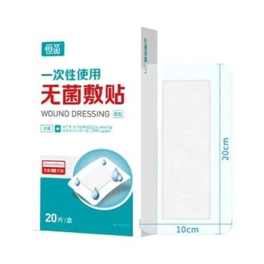 Imagem de Curativos Transparentes Estéreis À Prova D'água, 10 20 Peças, Adesivos