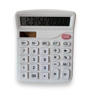 Imagem de Calculadora Mesa Comercial Escritório Grande 12 Dígitos Solar - Dexin,