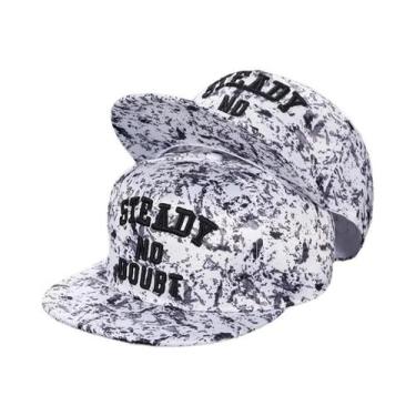 Imagem de Boné De Beisebol Masculino Ajustável Com Aba Reta, Estilo Hip-hop, Bor