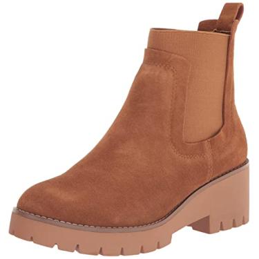 Imagem de Blondo Bota feminina Dyme impermeável no tornozelo, Camurça conhaque, 39