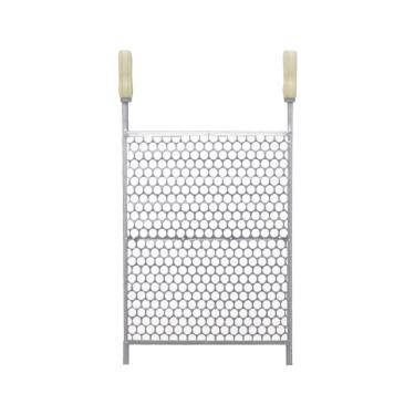 Imagem de Grelha Para Churrasqueira Moeda De Inox 40x50 Perfil Galvanizado