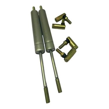 Imagem de Zrbectay Kit de mola a gás e junta esférica de 2 peças 7188108 6599744 compatível com Bobcat S70 S100 S130 S150 S160 S220 S250 S300 S740 T110 T140 T180 450 453 4 63 553 653