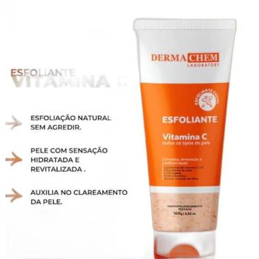 Imagem de Gel esfoliantee vitamina c todos os tipos de pele dermachem