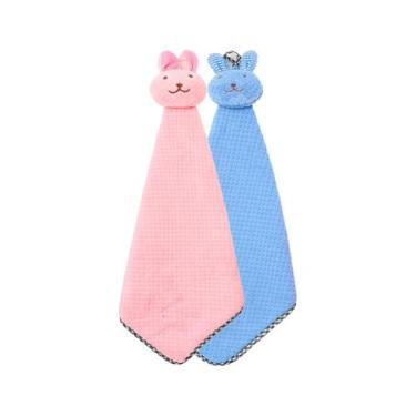 Imagem de 2 Apego Naninha Infantil Coelhinho Paninho Tolha Cama Berço Casa Bichi