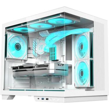 Imagem de Gabinete Gamer Fortrek Clarity Max Branco [f002]