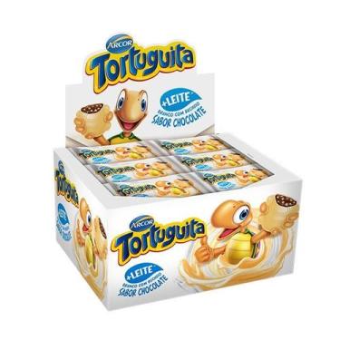 Imagem de Chocolate Tortuguita Branco 24 Unidades 15,5g
