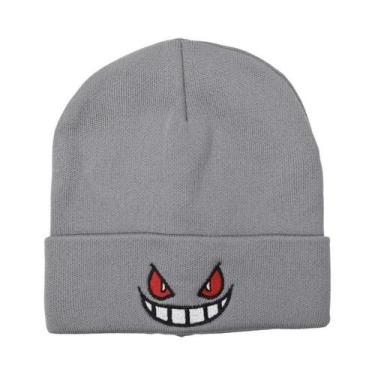 Imagem de Gorro De Anime Gengar Bordado, Quente E Tricotado Para Outono E Invern