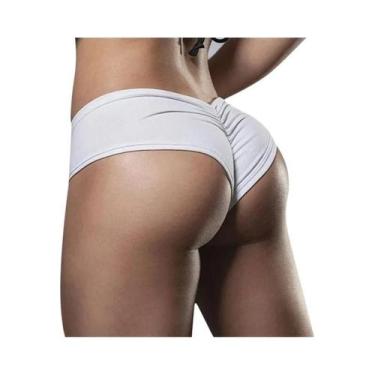 Imagem de Shorts Esportivos Femininos De Cintura Alta Em Spandex, Mini Skinny El
