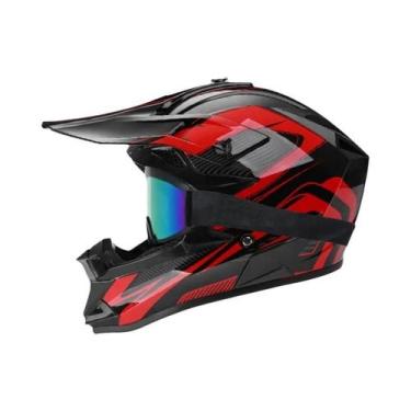 Imagem de Capacete Universal Integral Para Motocicleta Para Crianças E Adultos C
