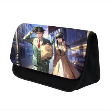 Imagem de Estojo para lápis Spys Family Cartoon Anime de grande capacidade - yiw